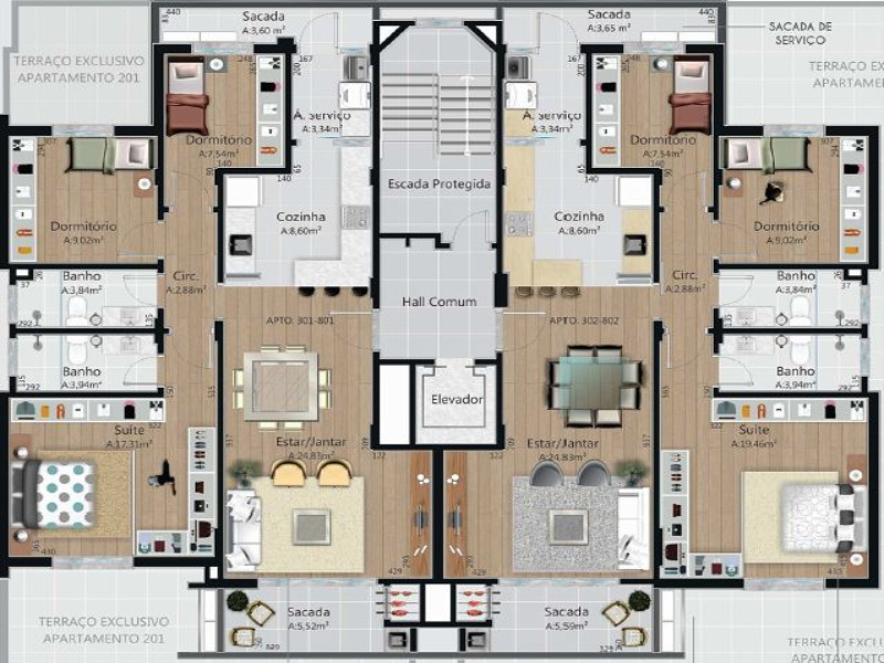 Apartamento à venda com 3 quartos, 108m² - Foto 13