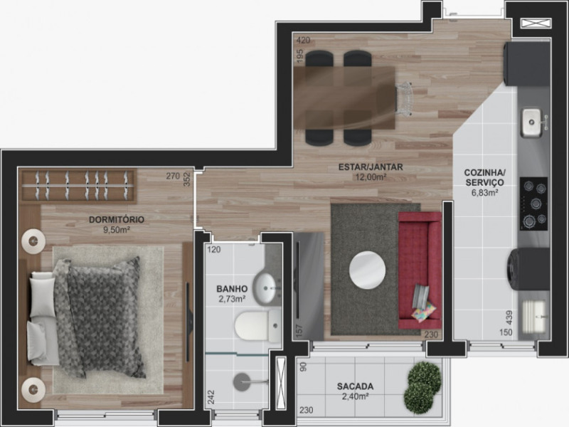 Apartamento à venda com 2 quartos, 55m² - Foto 31