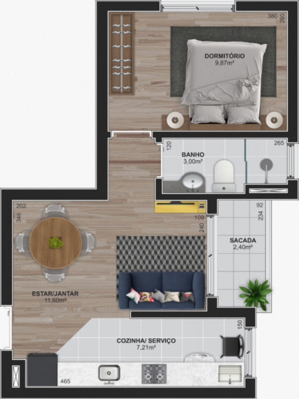 Apartamento à venda com 2 quartos, 55m² - Foto 36