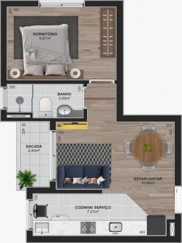 Apartamento à venda com 2 quartos, 55m² - Foto 47