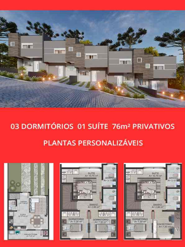 Casa à venda com 3 quartos, 100m² - Foto 2