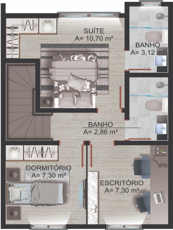 Casa à venda com 3 quartos, 100m² - Foto 5