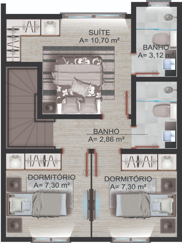 Casa à venda com 3 quartos, 100m² - Foto 6