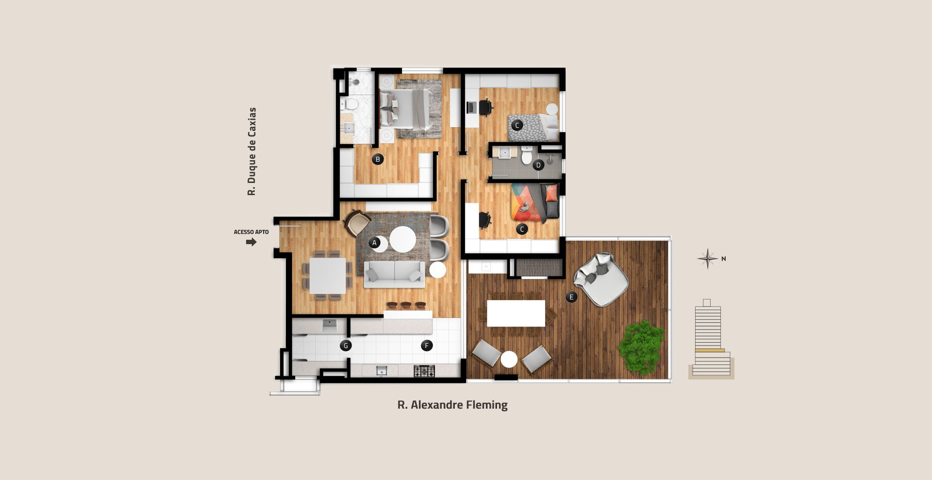 Apartamento à venda com 3 quartos, 164m² - Foto 37