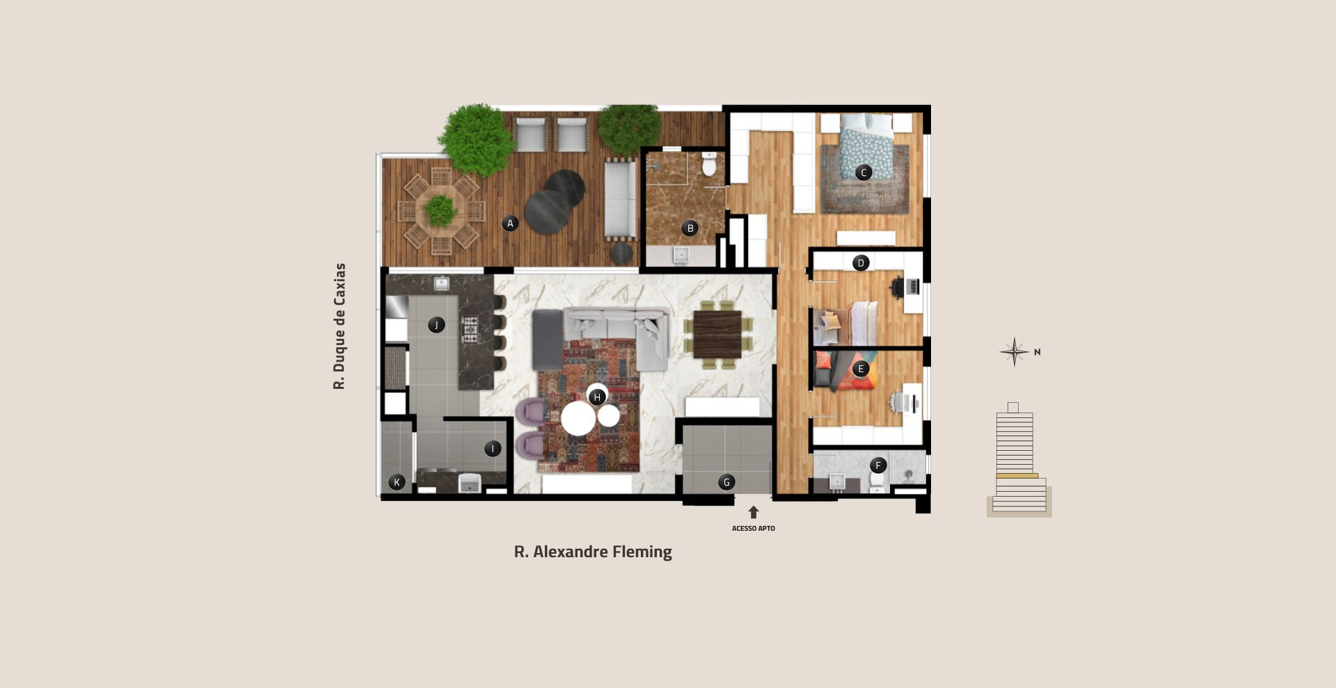 Apartamento à venda com 3 quartos, 164m² - Foto 34