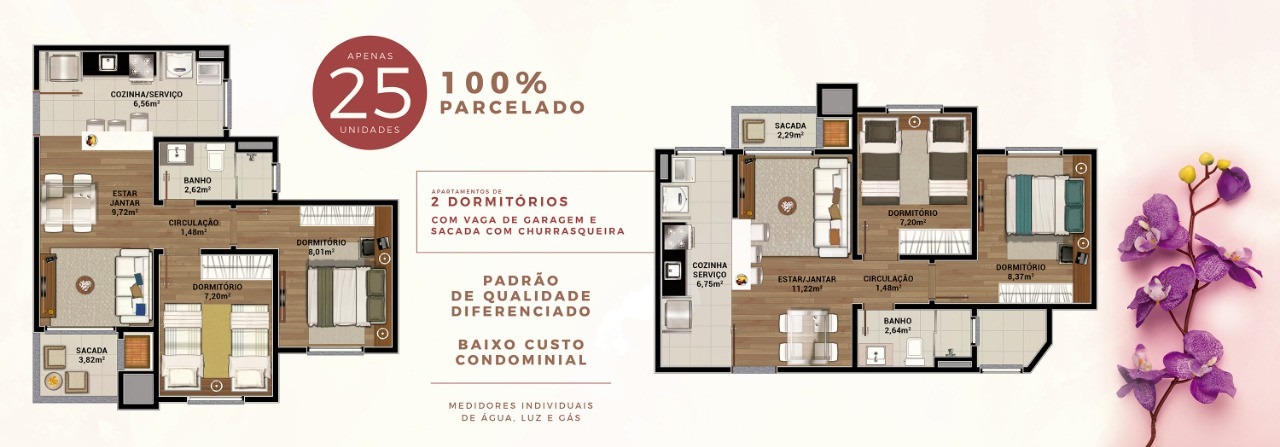 Apartamento à venda com 2 quartos, 46m² - Foto 4