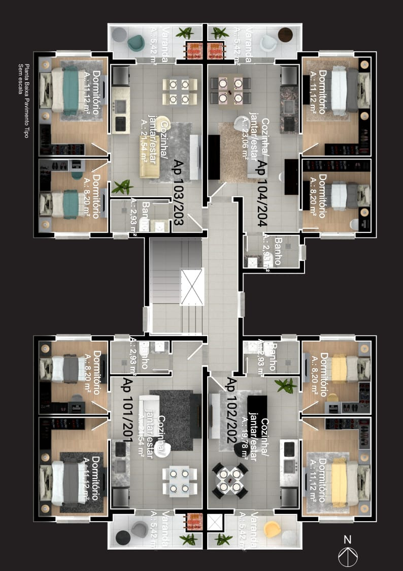 Apartamento, 2 quartos, 57 m² - Foto 12
