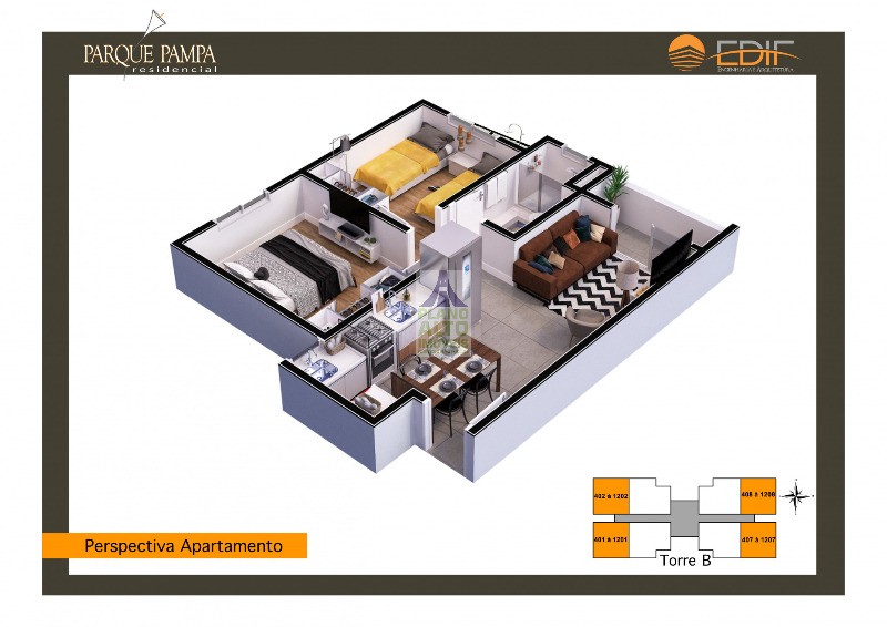 Apartamento, 2 quartos, 45 m² - Foto 17