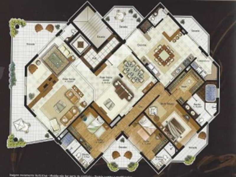 Apartamento à venda com 3 quartos, 300m² - Foto 5