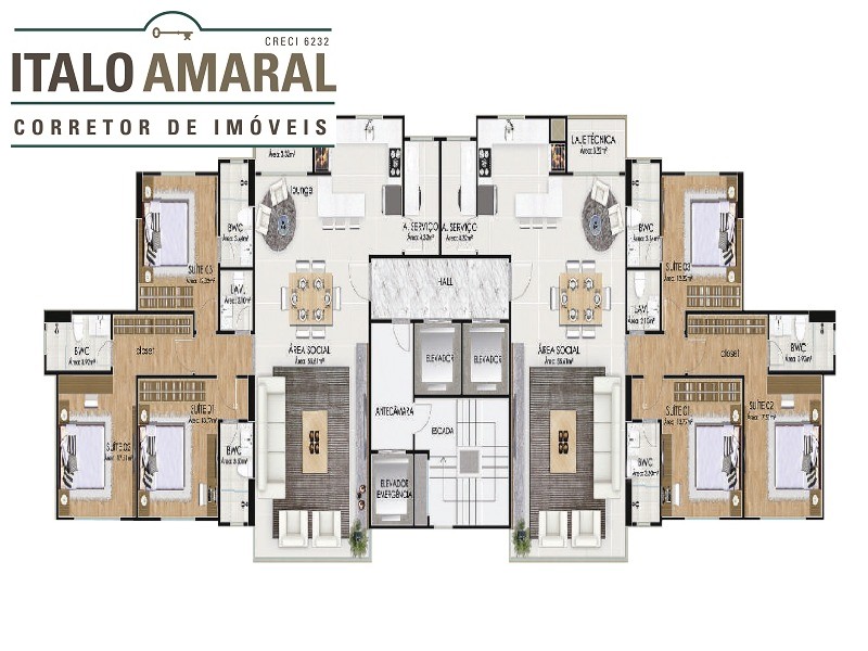 Apartamento à venda com 3 quartos, 135m² - Foto 19