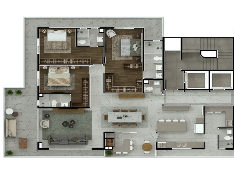 Apartamento à venda com 4 quartos, 137m² - Foto 5