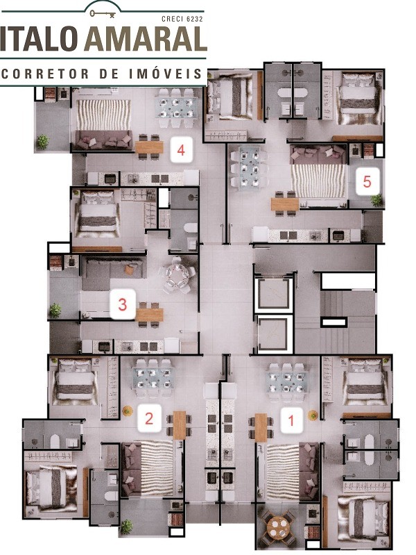 Apartamento à venda com 2 quartos, 67m² - Foto 12