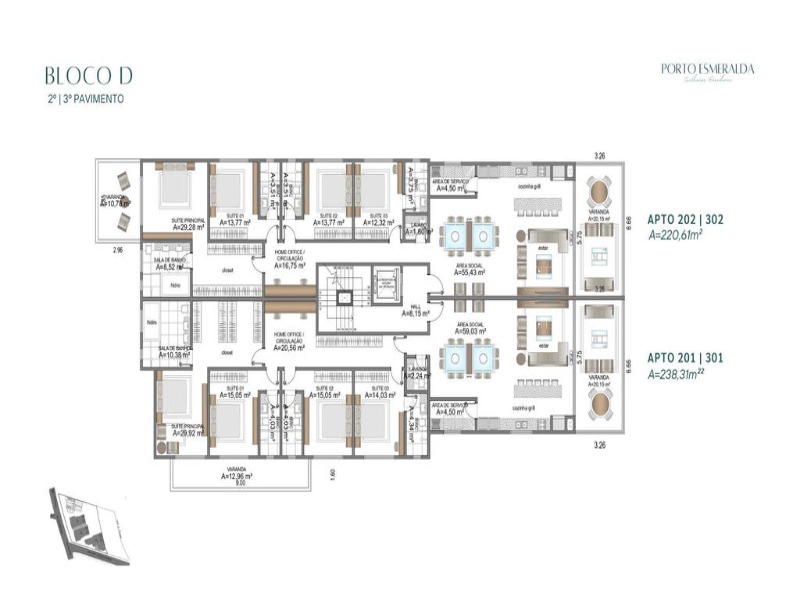 Apartamento à venda com 4 quartos, 230m² - Foto 5