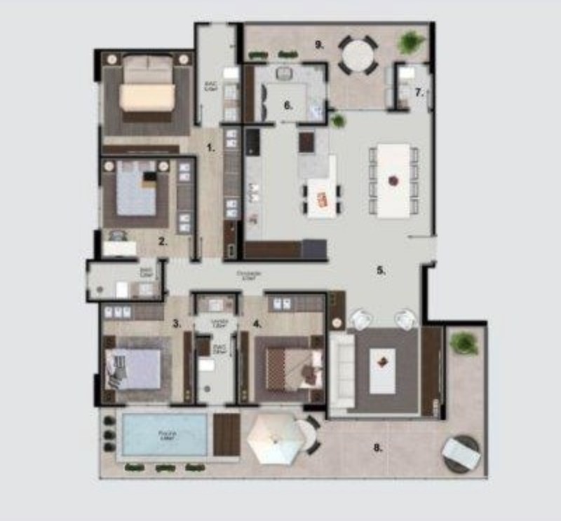 Apartamento à venda com 4 quartos, 149m² - Foto 9