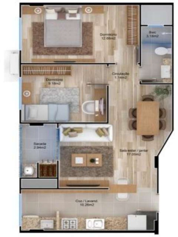 Apartamento à venda com 2 quartos, 70m² - Foto 19