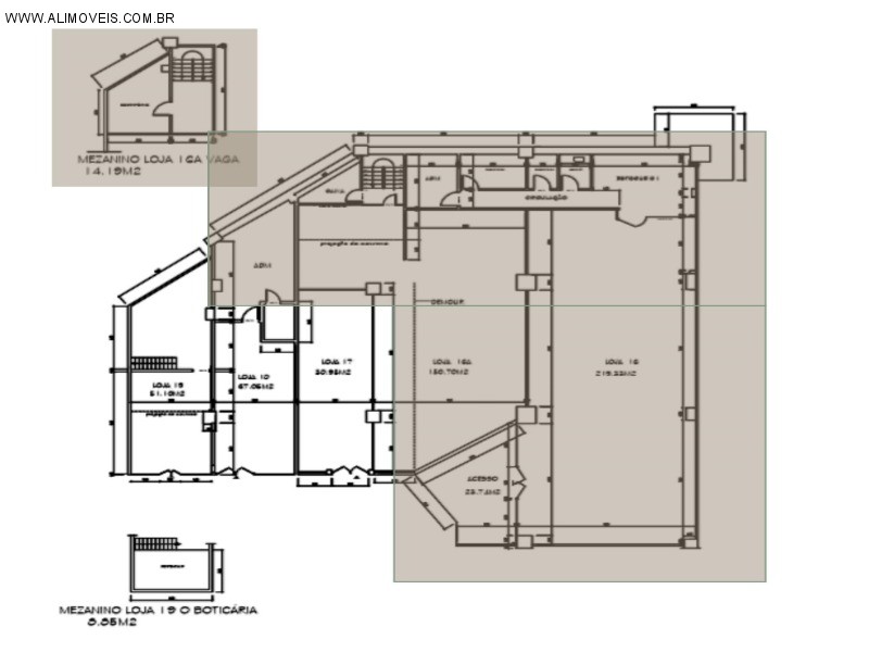 Loja-Salão para alugar, 409m² - Foto 4