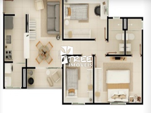 Apartamento à venda com 3 quartos, 63m² - Foto 16