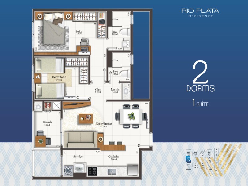 Apartamento à venda com 2 quartos, 71m² - Foto 11