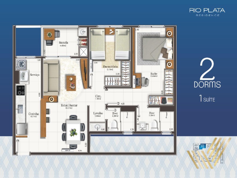 Apartamento à venda com 2 quartos, 71m² - Foto 12