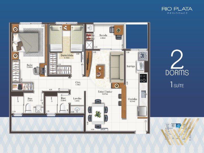 Apartamento à venda com 2 quartos, 71m² - Foto 13