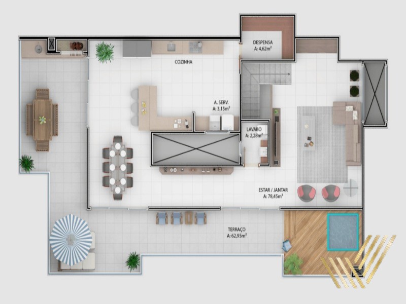 Apartamento, 3 quartos, 200 m² - Foto 27