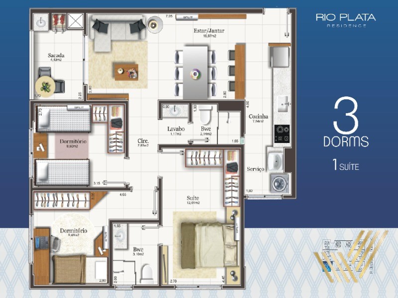 Apartamento à venda com 3 quartos, 85m² - Foto 10