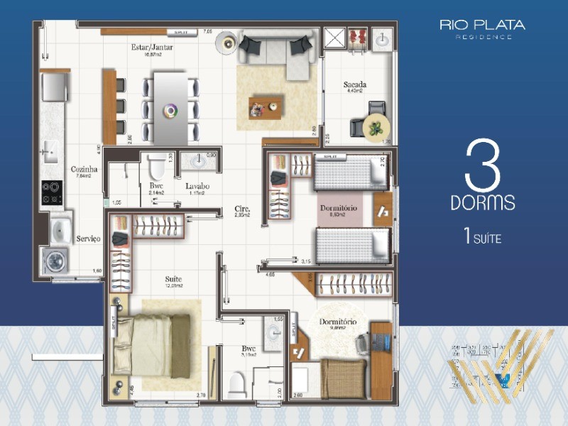 Apartamento à venda com 3 quartos, 85m² - Foto 9