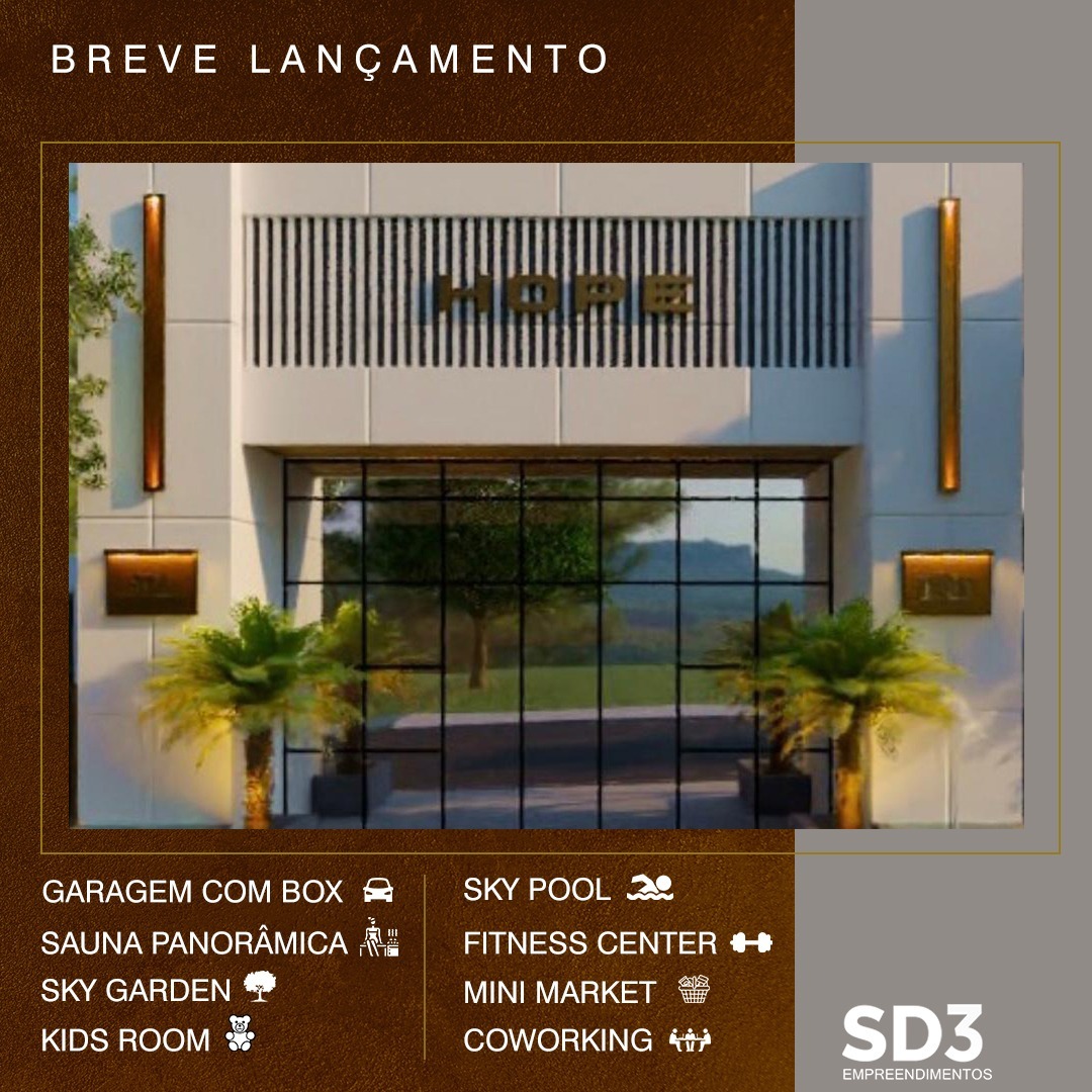 LANÇAMENTO EXCLUSIVO NO RESIDENCIAL PARAISO - EDIFICIO HOPE - O PRIMEIRO EDIFICIO DE FRANCA/SP COM UNIDADES COM PISCINA