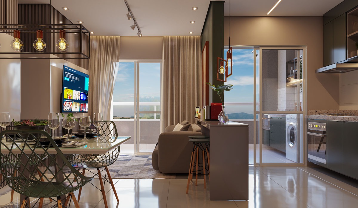 OPORTUNIDADE DE INVESTIMENTO:  -  Condomínio Reserva das Amoreiras - Dormitório: 2  - Varanda: sim  - Cozinha planejada 