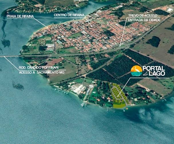 TERRENO À VENDA NO CONDOMÍNIO PORTAL DOS LAGOS I EM RIFAINA/SP - 402,00m² - Excelente localização - Condomínio com se