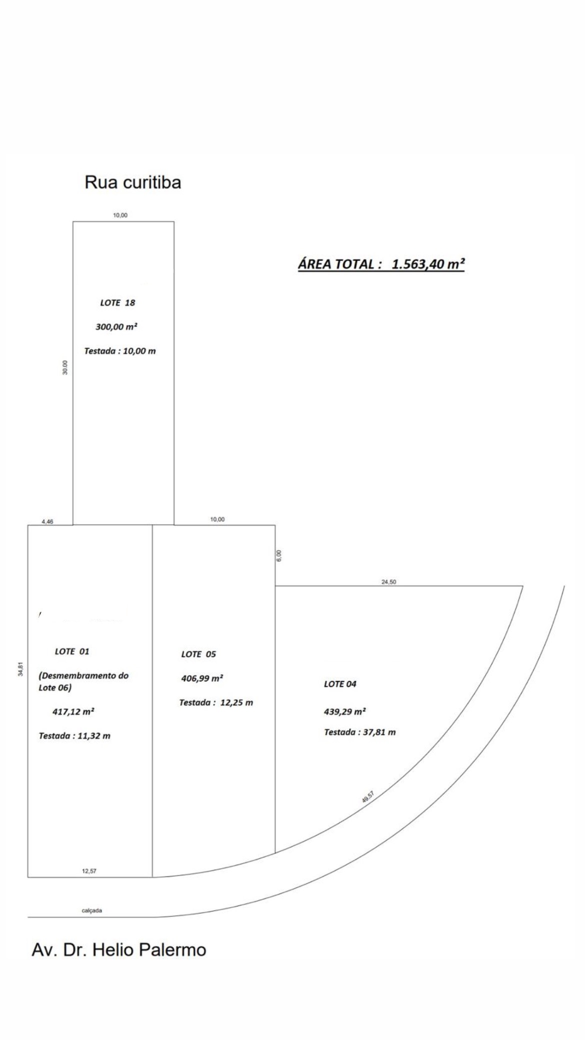 EXCELENTE ÁREA COMERCIAL À VENDA COM FRENTE PARA AV HÉLIO PALERMO E ADHEMAR DE BARROS E PARA RUA CURITIBA.  - Ótima loca