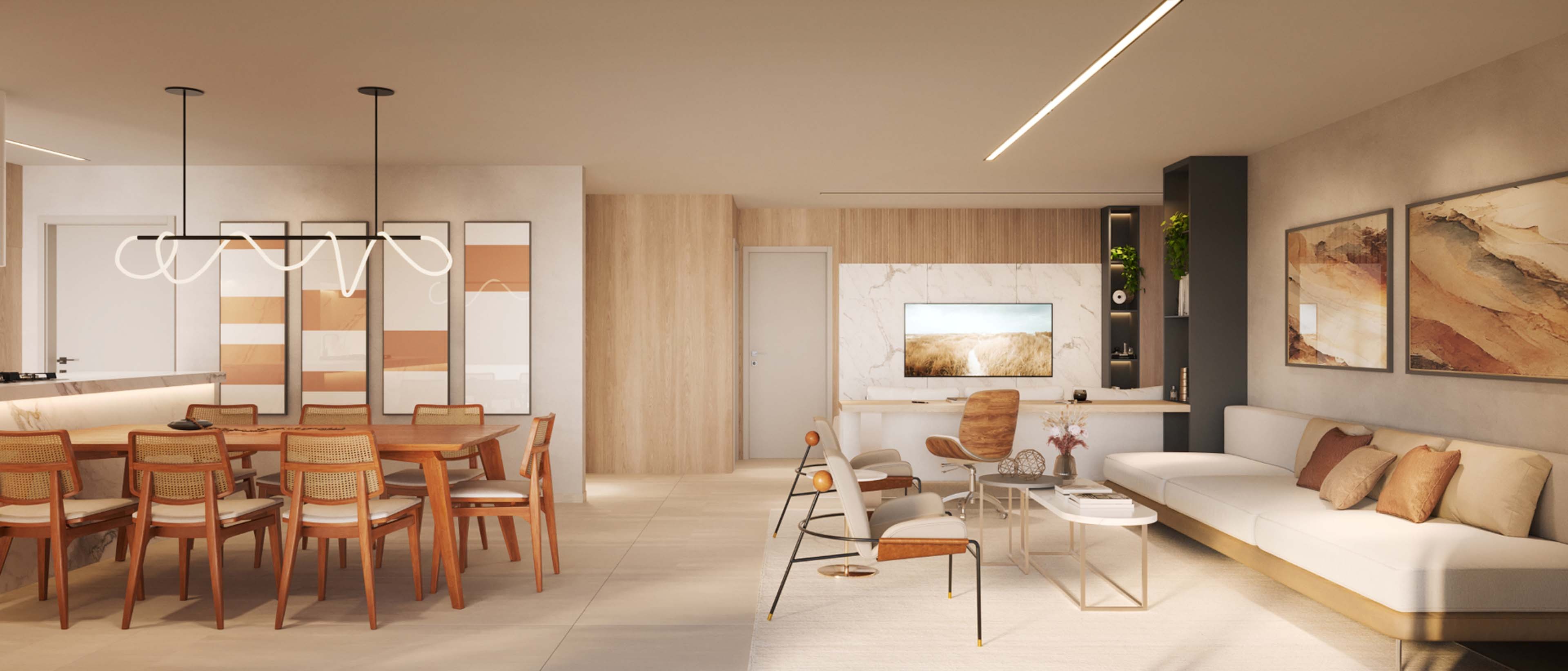 LANÇAMENTO EDIFÍCIO HORIZ RESIDENCE EM FRANCA-SP  Perspectiva ilustrada da planta de 209m    Valores à partir de R$ 1.91