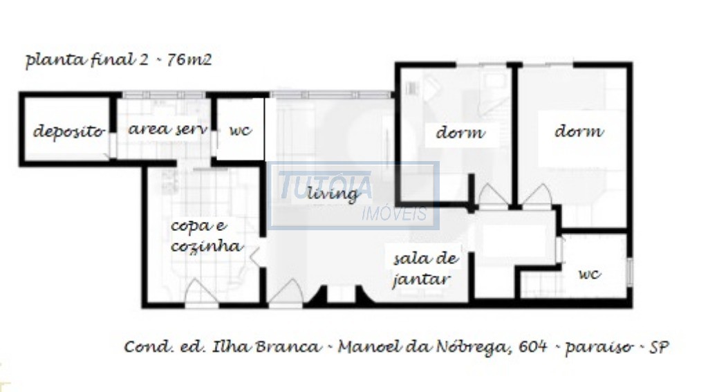 Apartamento à venda com 2 quartos, 75m² - Foto 14