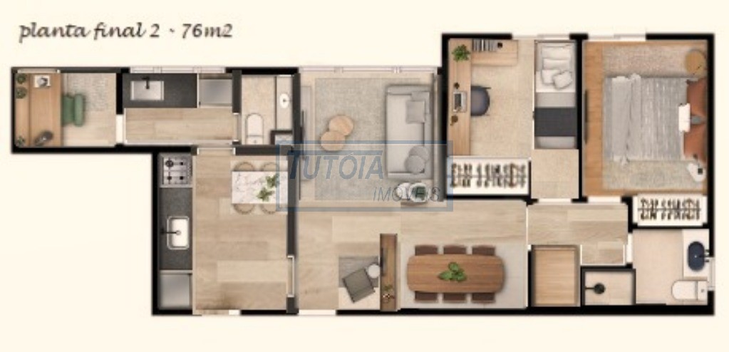 Apartamento à venda com 2 quartos, 75m² - Foto 17