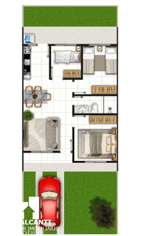 Casa à venda com 3 quartos, 57m² - Foto 2