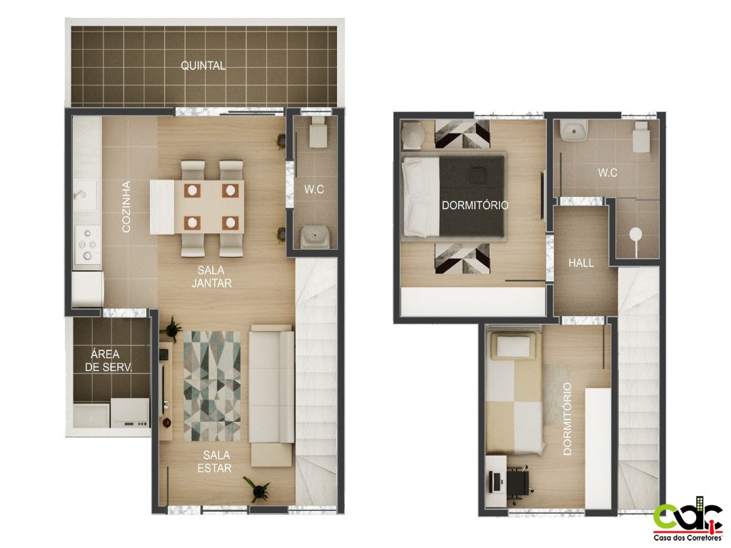 Casa à venda com 2 quartos, 71m² - Foto 4