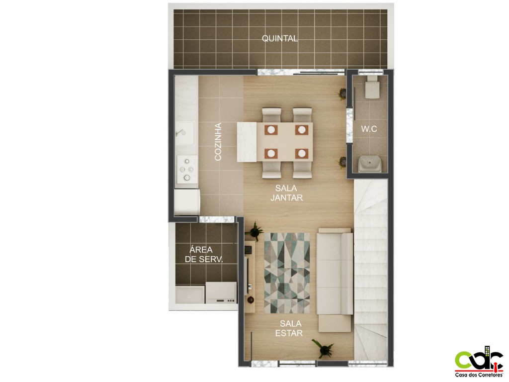 Casa à venda com 2 quartos, 71m² - Foto 5