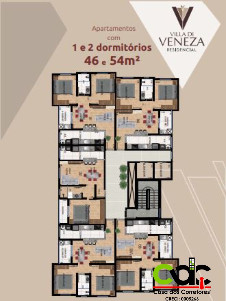 Apartamento à venda com 2 quartos, 46m² - Foto 6