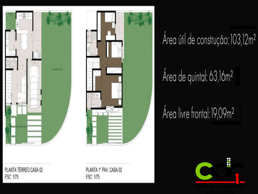 Casa à venda com 3 quartos, 97m² - Foto 3