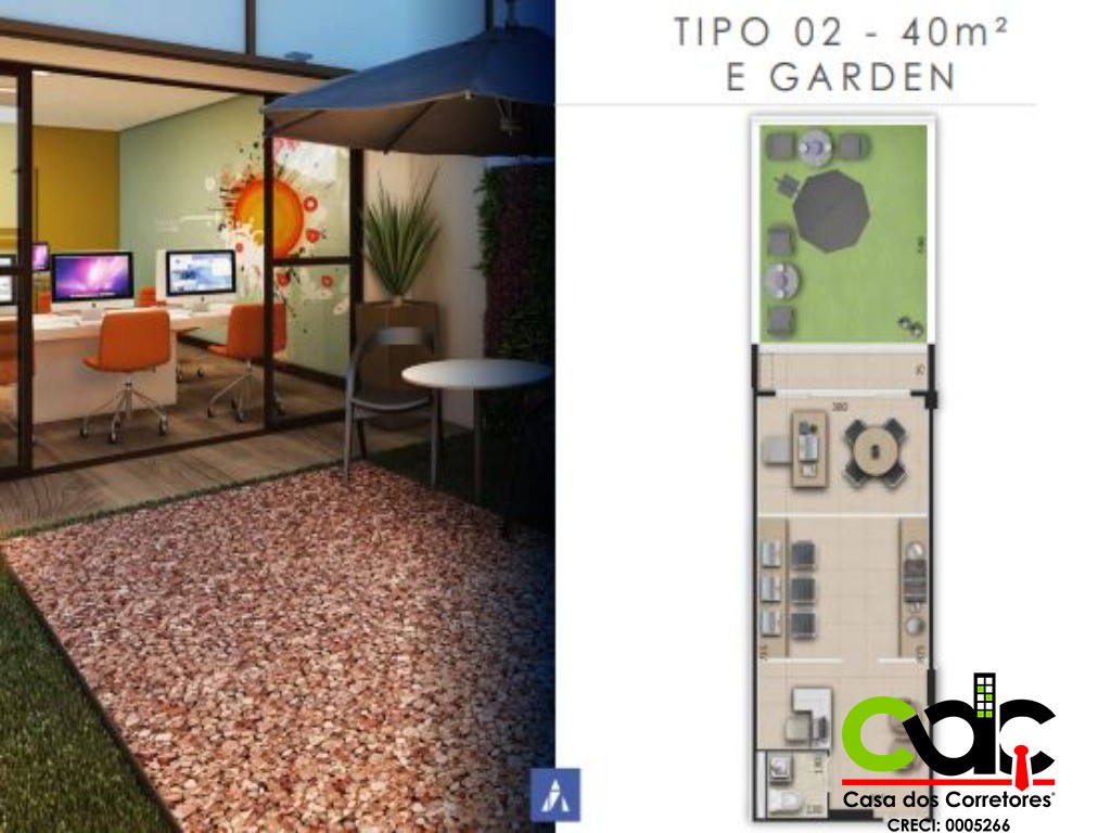 Conjunto Comercial-Sala à venda com 2 quartos, 40m² - Foto 5