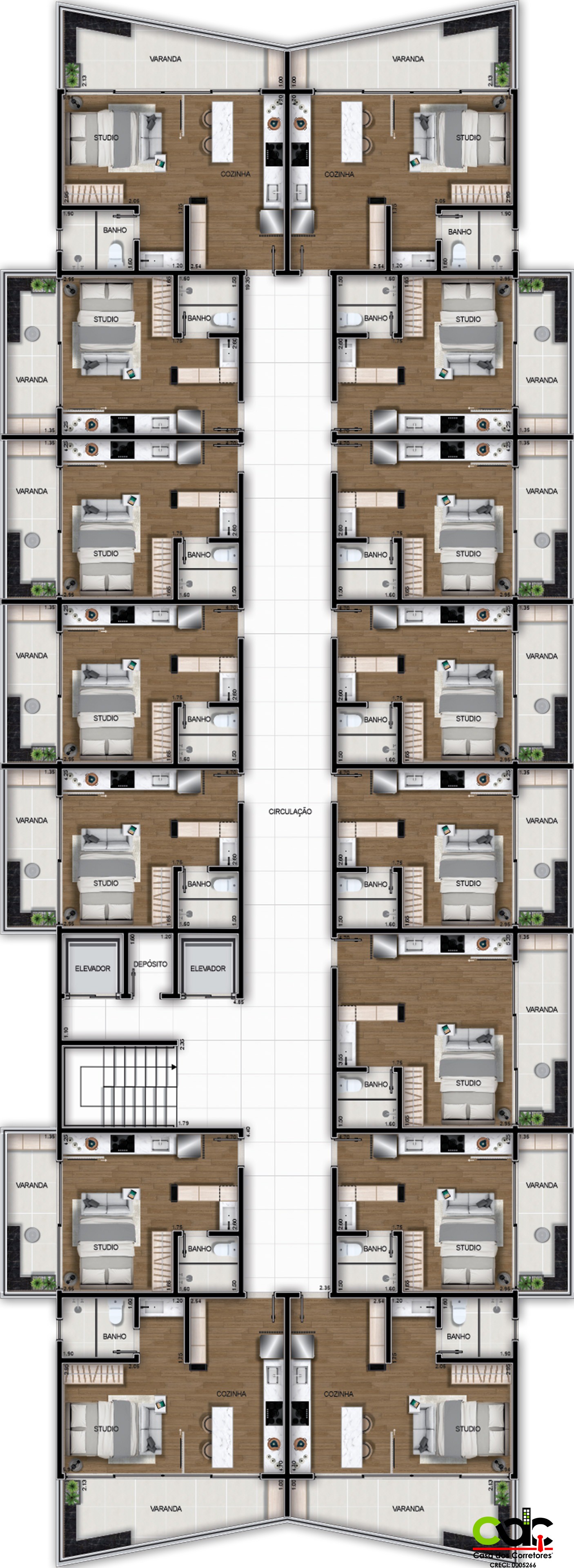 Apartamento à venda com 1 quarto, 28m² - Foto 18