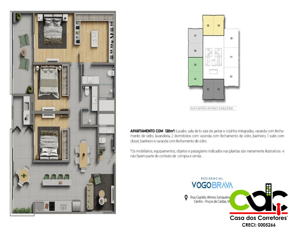 Apartamento à venda com 1 quarto, 60m² - Foto 33