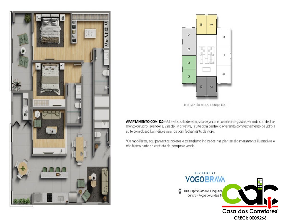 Apartamento à venda com 1 quarto, 60m² - Foto 31