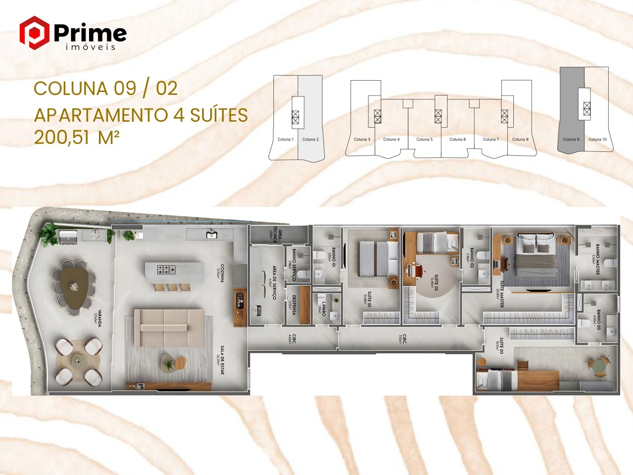 Apartamento à venda com 4 quartos, 200m² - Foto 32