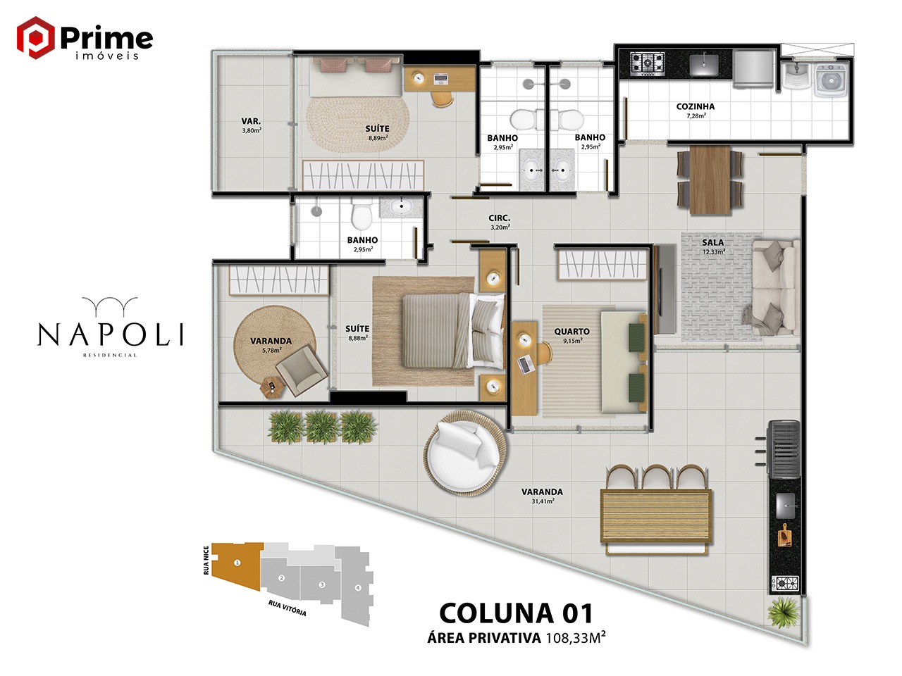 Apartamento, 3 quartos, 108 m² - Foto 18