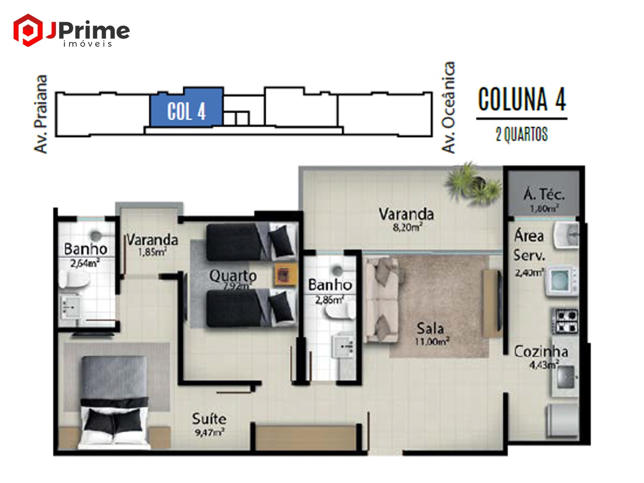 Apartamento, 2 quartos, 59 m² - Foto 15
