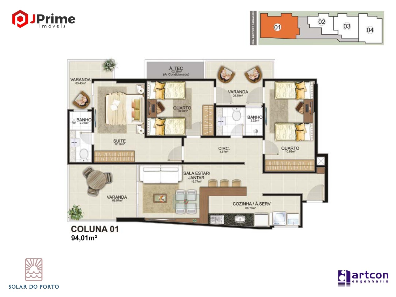 Apartamento, 3 quartos, 94 m² - Foto 24
