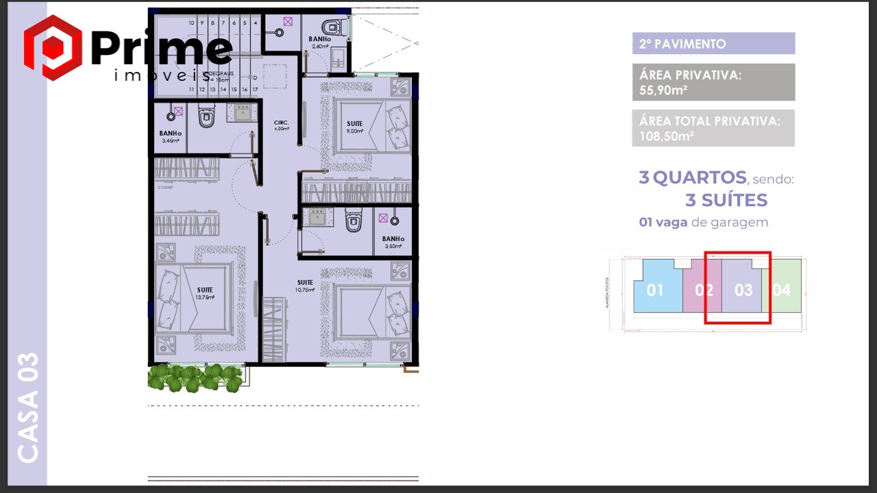 Casa, 3 quartos - Foto 4