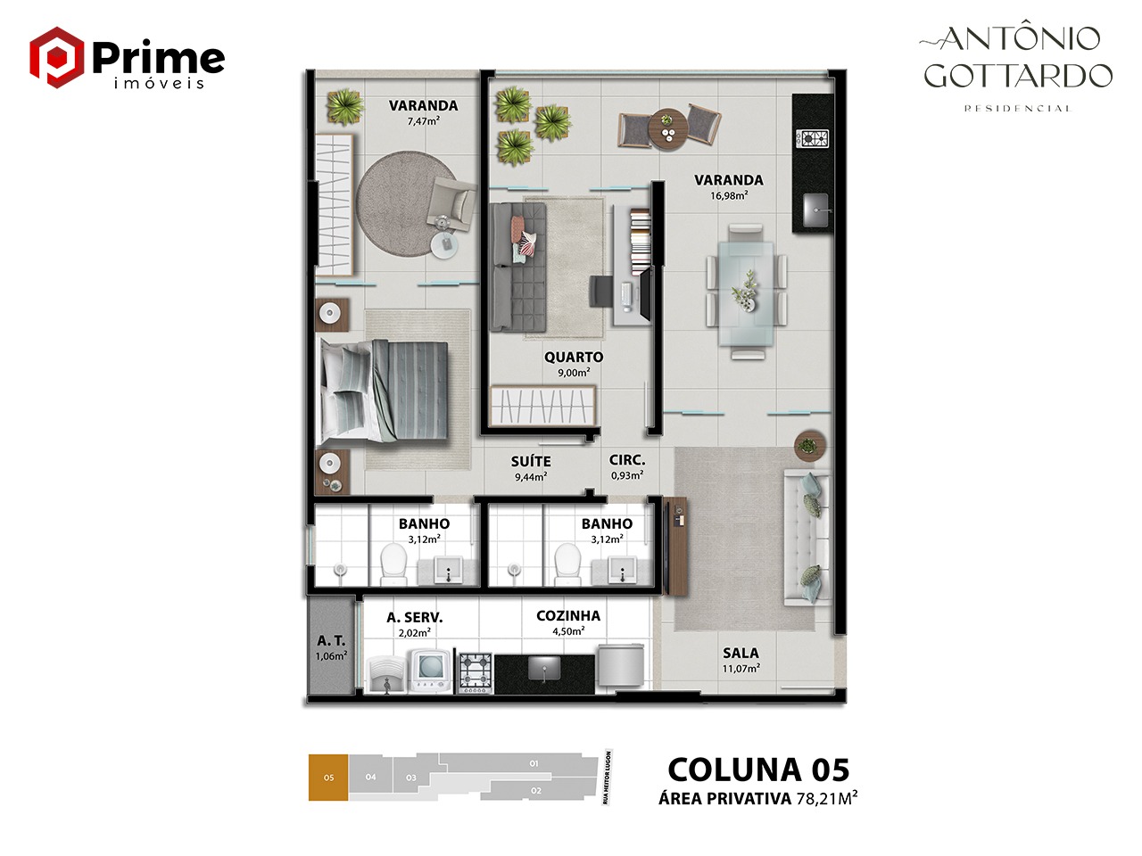 Apartamento, 2 quartos, 65 m² - Foto 23