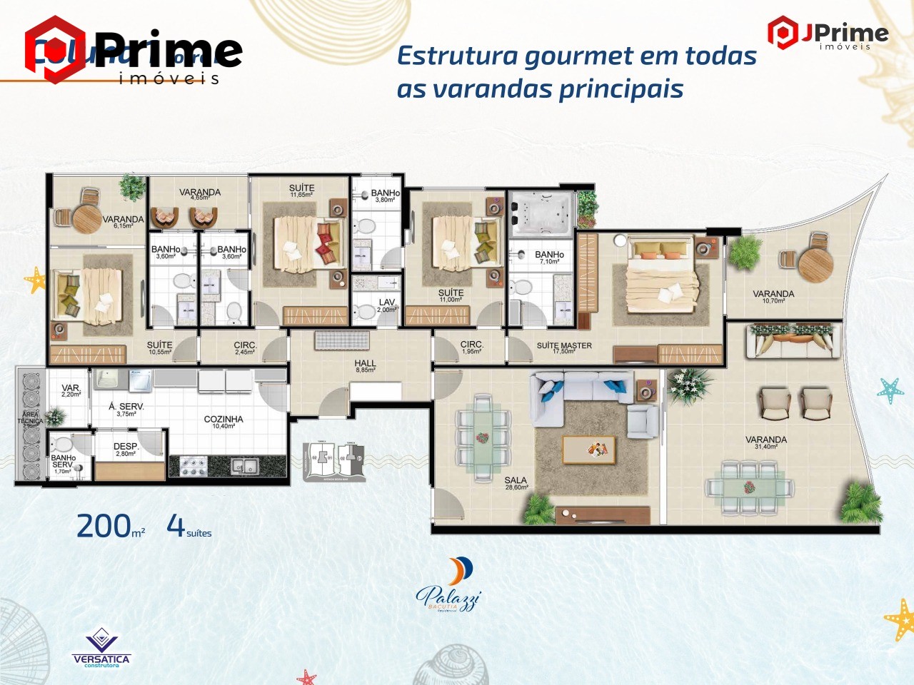 Apartamento, 4 quartos, 200 m² - Foto 7